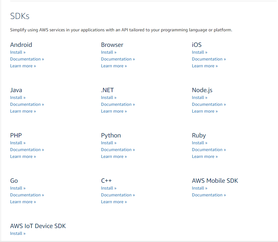 AWS SDK